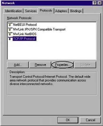 TCP/IP protocol