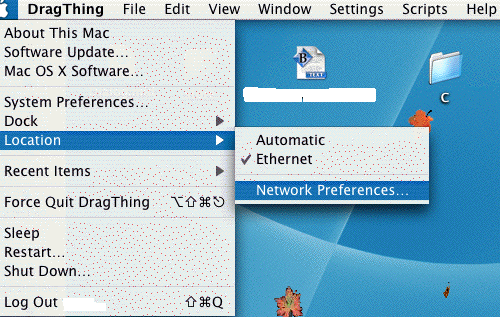 network preferences